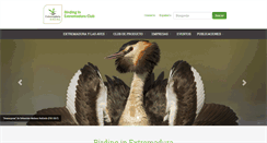 Desktop Screenshot of birdinginextremadura.com